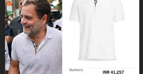 burberry rahul gandhi t shirt price|Burberry t shirt.